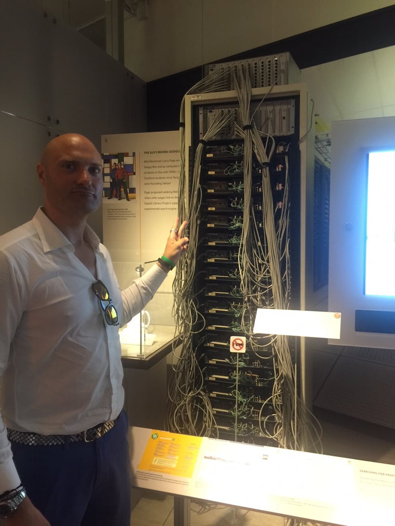 The First Google's Server